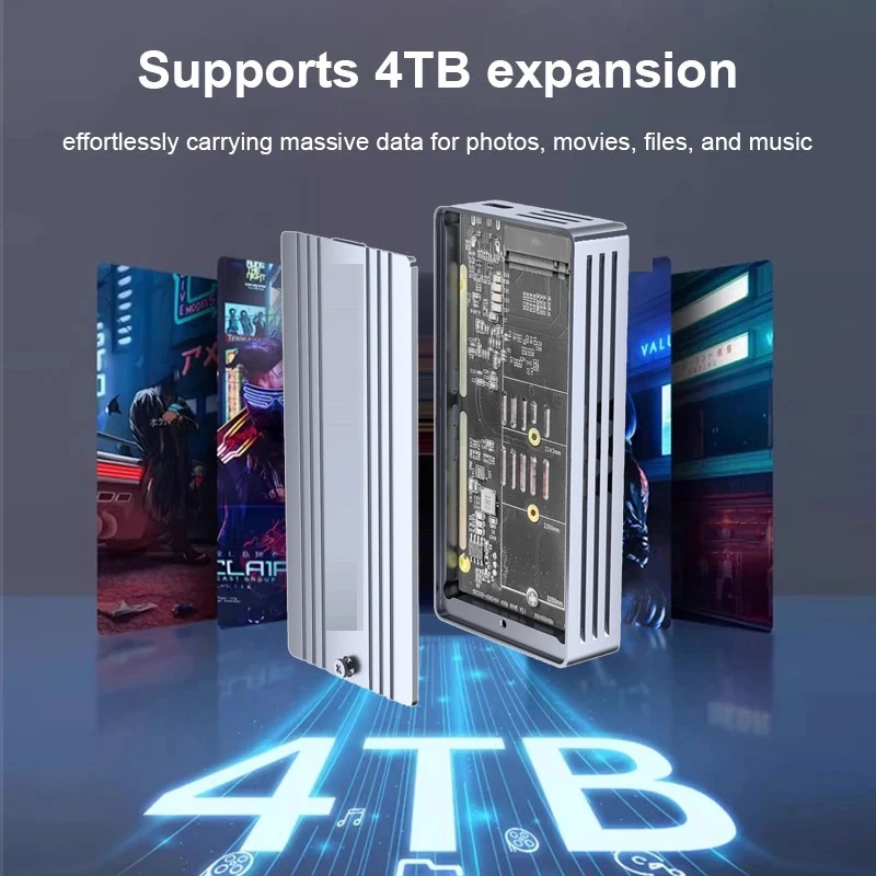 USB4 40Gbps M.2 NVMe SSDケース 冷却 - Thunderbolt 4 External Ssd 4Tb のレビューと価格