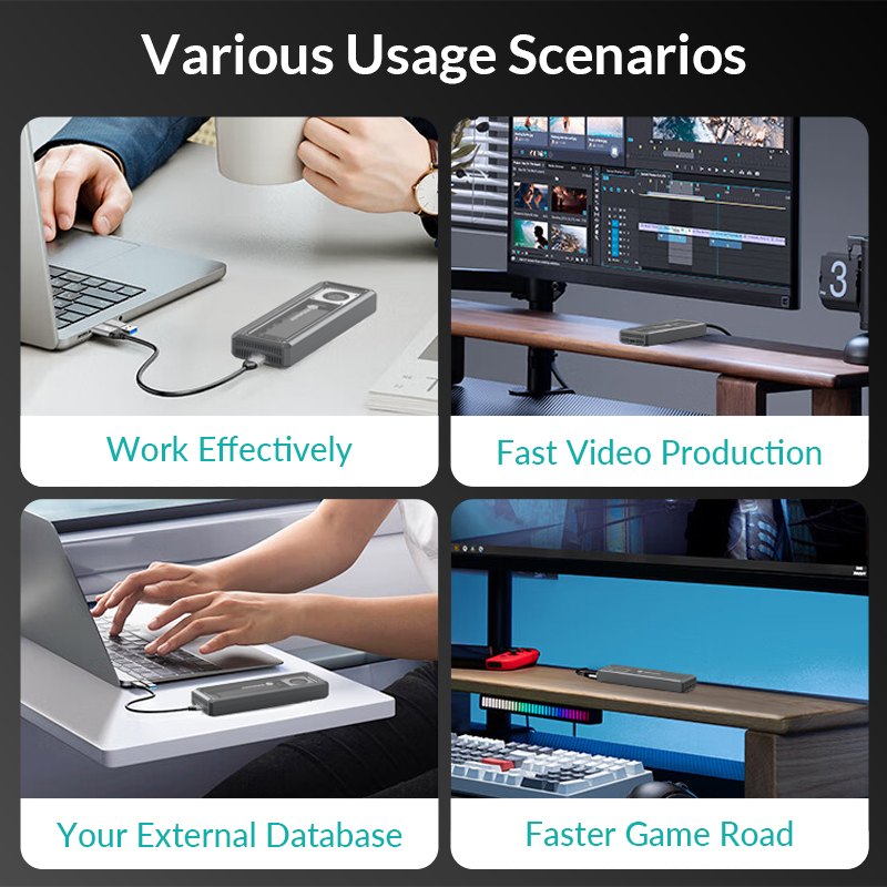 Yottamaster-外部ハードドライブ用のosvme s - Usb4 40Gbps External Ssd 8Tb のレビューと価格