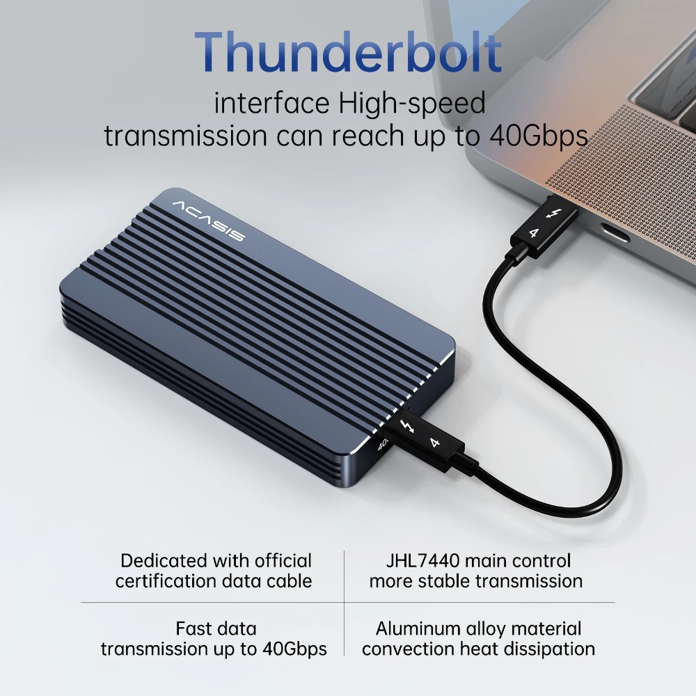 Acasis 40Gbps USB 4.0 NVME M.2 - 8Tb M2 Nvme Ssd のレビューと価格