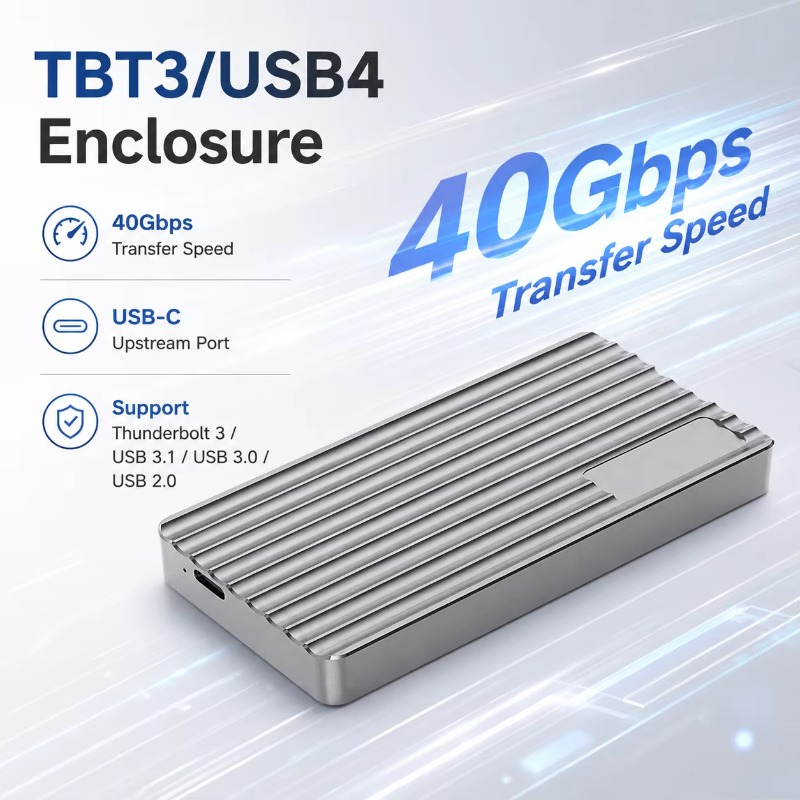 アルミニウム製M.2 NVMe SSDエンクロージャ USB - Usb4 40Gbps External Ssd 8Tb のレビューと価格